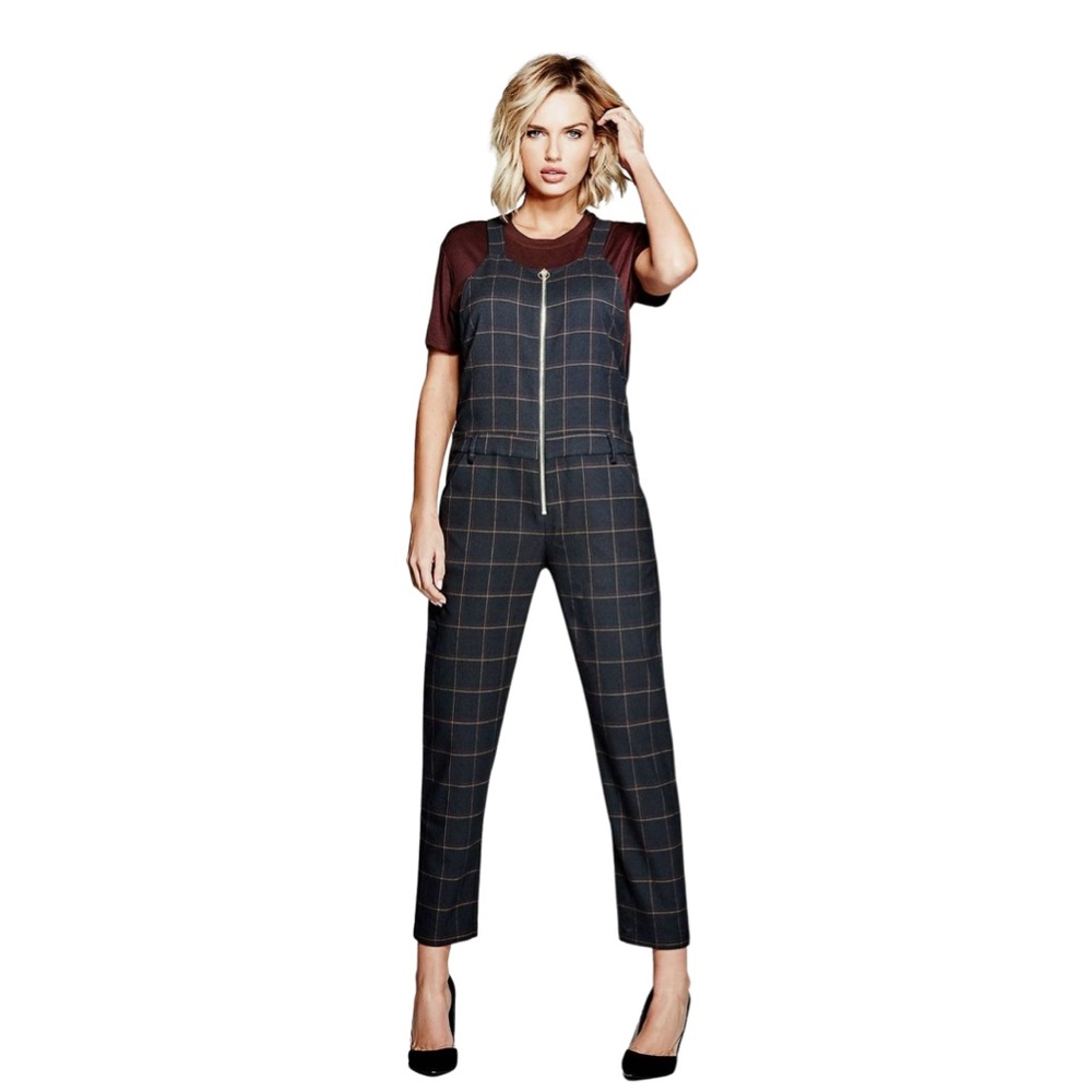 Marciano Navy Blue Selma Jumpsuit size small w/ pockets